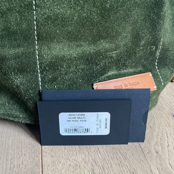 Rag & Bone RB Tool Tote in Olive - Picture 5 of 5